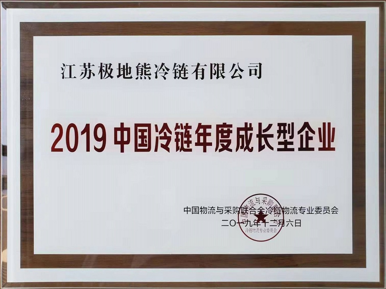 2019年度成长型企业